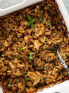 [THANKSGIVING SIDE] Holiday Mushroom Rice Casserole